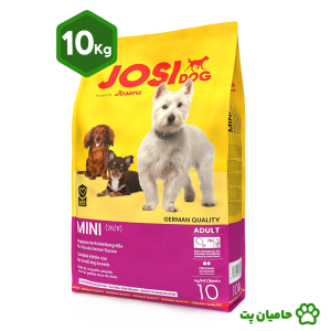 غذای خشک سگ بالغ نژاد کوچک جوسرا مینی ادالت وزن 10 کیلوگرم